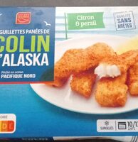 Aiguillettes panées de colin d'Alaska