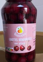 Griottes dénoyautées au sirop
