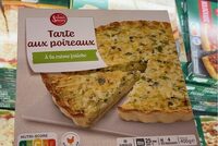 Tarte aux poireaux à la crème fraîche