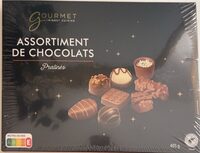 Assortiment de chocolats pralinés