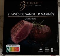 2 pavés de sanglier marinés
