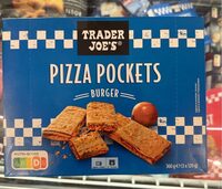 Pizza pocket burger