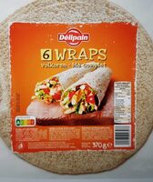 6 wraps blé complet