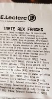 Tarte aux fraises