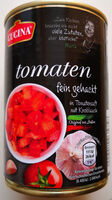 Tomaten fein gehackt