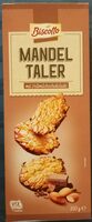 Mandeltaler mit Vollmilchschokolade