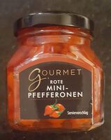 Rote mini pfefferonen