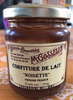 Confiture de lait "noisette"