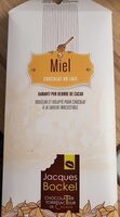 Tablette de chocolat au lait au miel