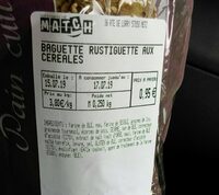 Baguette rustique aux céréales