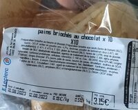 Pains Briochés au chocolat