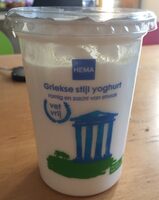 Griekse stijl yoghurt