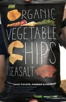 Organic vegetable chips