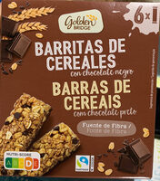 Barritas de cereales con chocolate negro