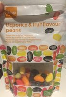 Perles de réglisse à l'arôme fruité