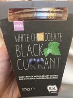 White chocolate Black Currant