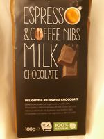 Espress & Coffee Nibs Milk Chocolate