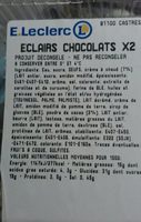 Éclairs au chocolat