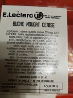 Bûche Nougat Cerise