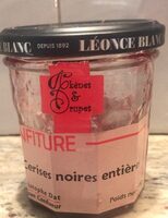 Confiture cerises noires entières