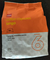 Café lungo capsules