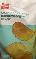 Organic potato chips moroccan tagine
