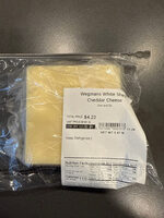 White sharp cheddar cheese