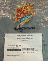 Wegman’s White American Cheese