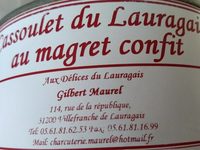 Cassoulet du Lauragais au magret de canard
