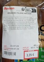 Brioche filière Auchan