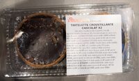 Tartelette croustillante au chocolat x2