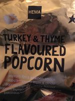 Turkey & thyme flavour popcorn