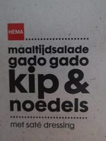 Maaltijdsalade gado gado kip & noedels