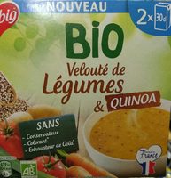 Veloute de légumes et quinoa