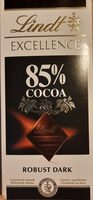 85% Cocoa robust dark chocolate