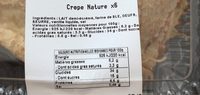 Crêpes natures
