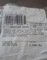 Saucisse sèche
