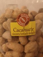 Cacahuete cáscara tostado salado