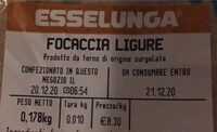 Focaccia ligure
