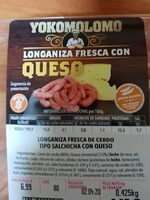 Longaniza fresca con queso