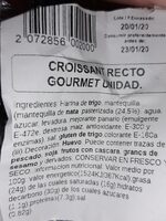 Croissant recto gourmet