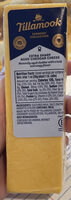 Extra sharp aged cheddar cheese