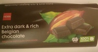 Extra dark & rich Belgian chocolate