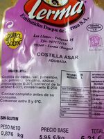 Costilla asar adobada