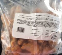 Ailes de poulet cuites roties tex mex halal