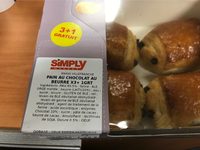 Pain au chocolat au beurre