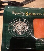 Qiality smoked atlantic salmon