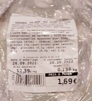 Gouda jeune au cumin