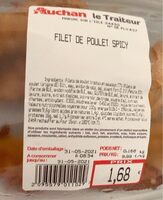 Filet de poulet spicy