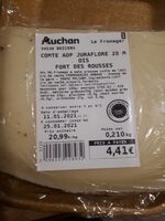 Comte AOP Juraflore 20 mois - Fort des rousses